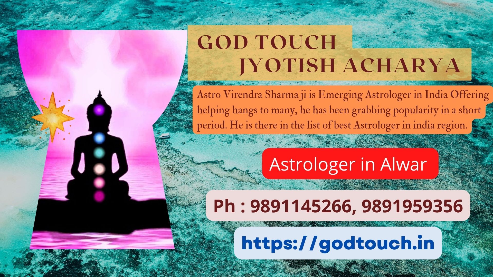 Best Astrologer in Alwar  9891145266 GOD TOUCH JYOTISH ACHARYA