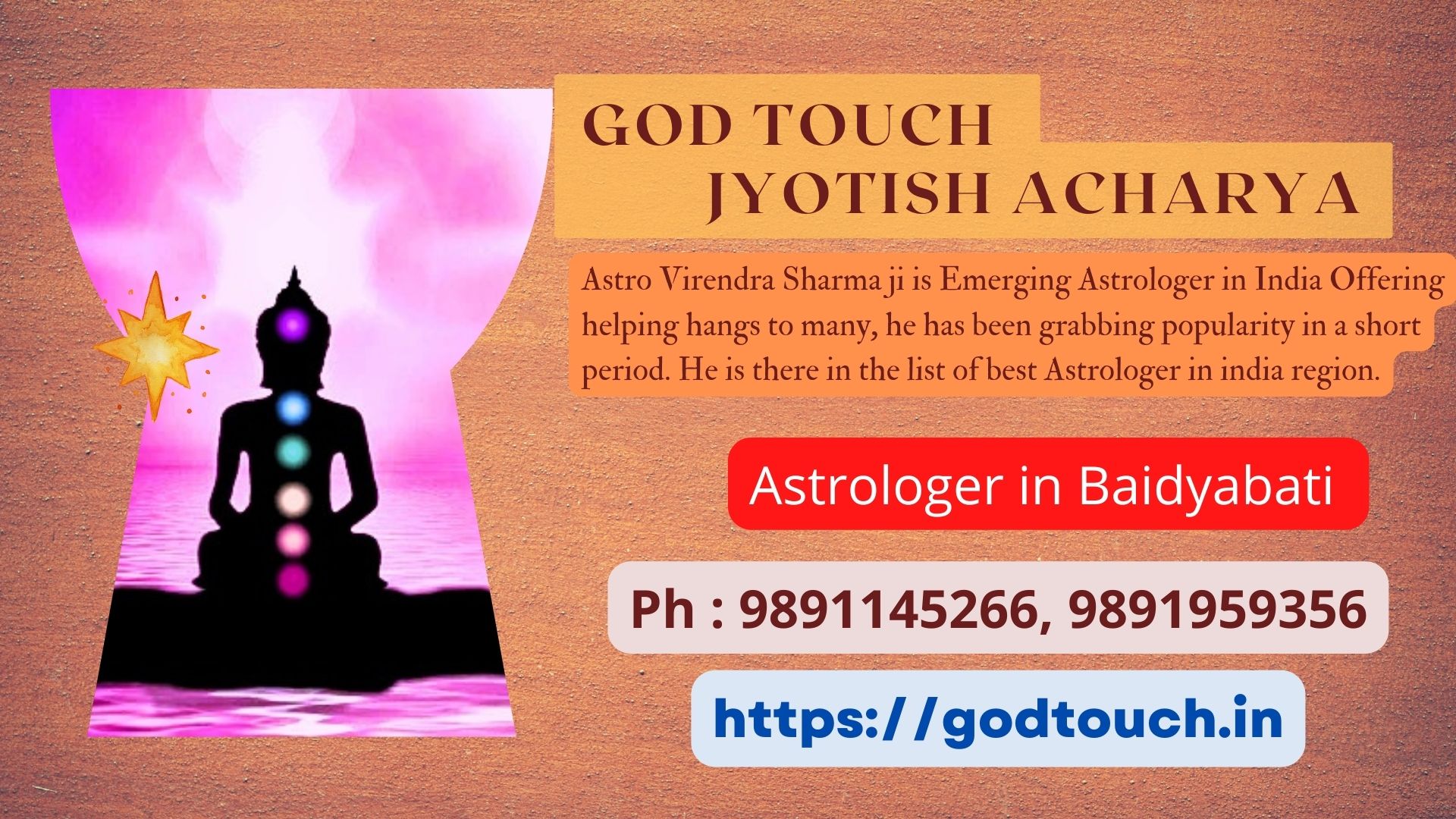 Best Astrologer in Baidyabati     9891145266 GOD TOUCH JYOTISH ACHARYA