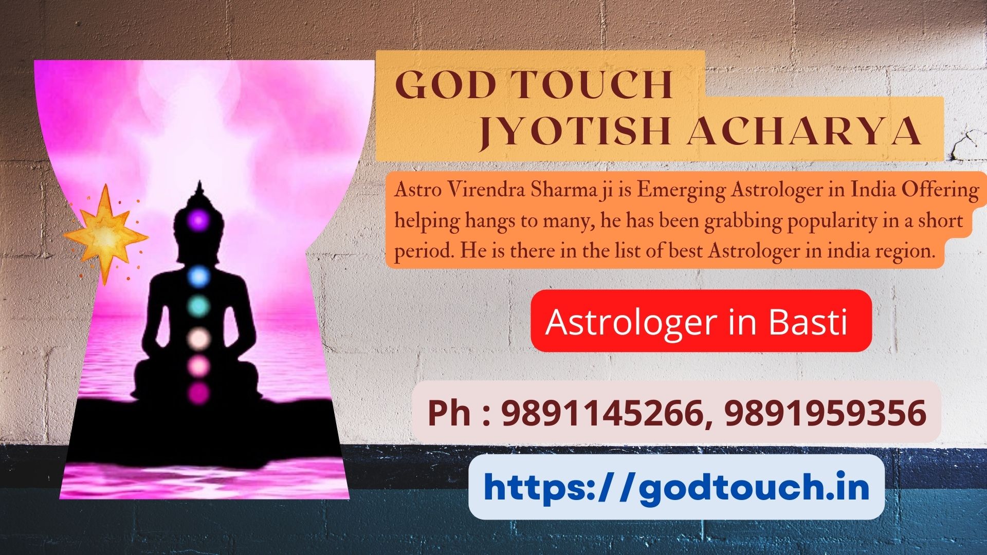 Best Astrologer in Basti  9891145266 GOD TOUCH JYOTISH ACHARYA