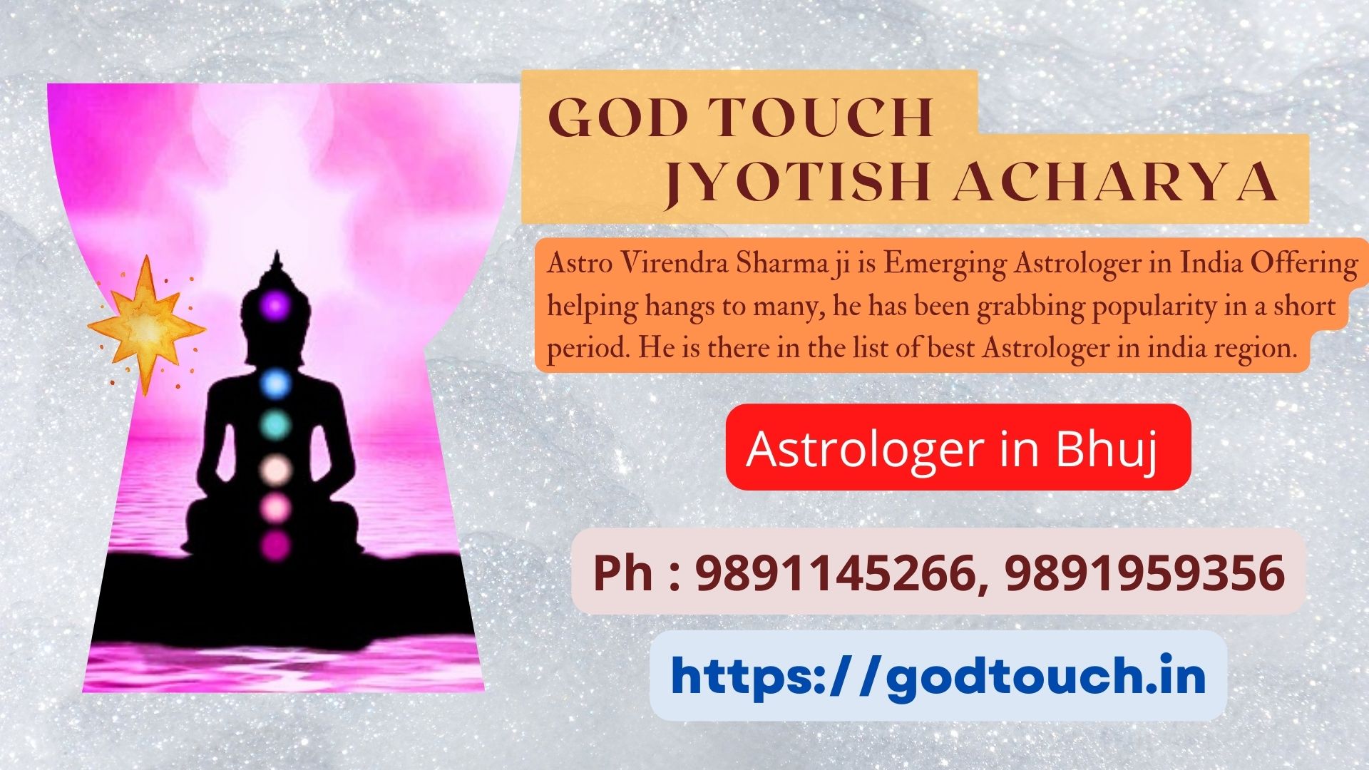 Best Astrologer in Bhuj  9891145266 GOD TOUCH JYOTISH ACHARYA