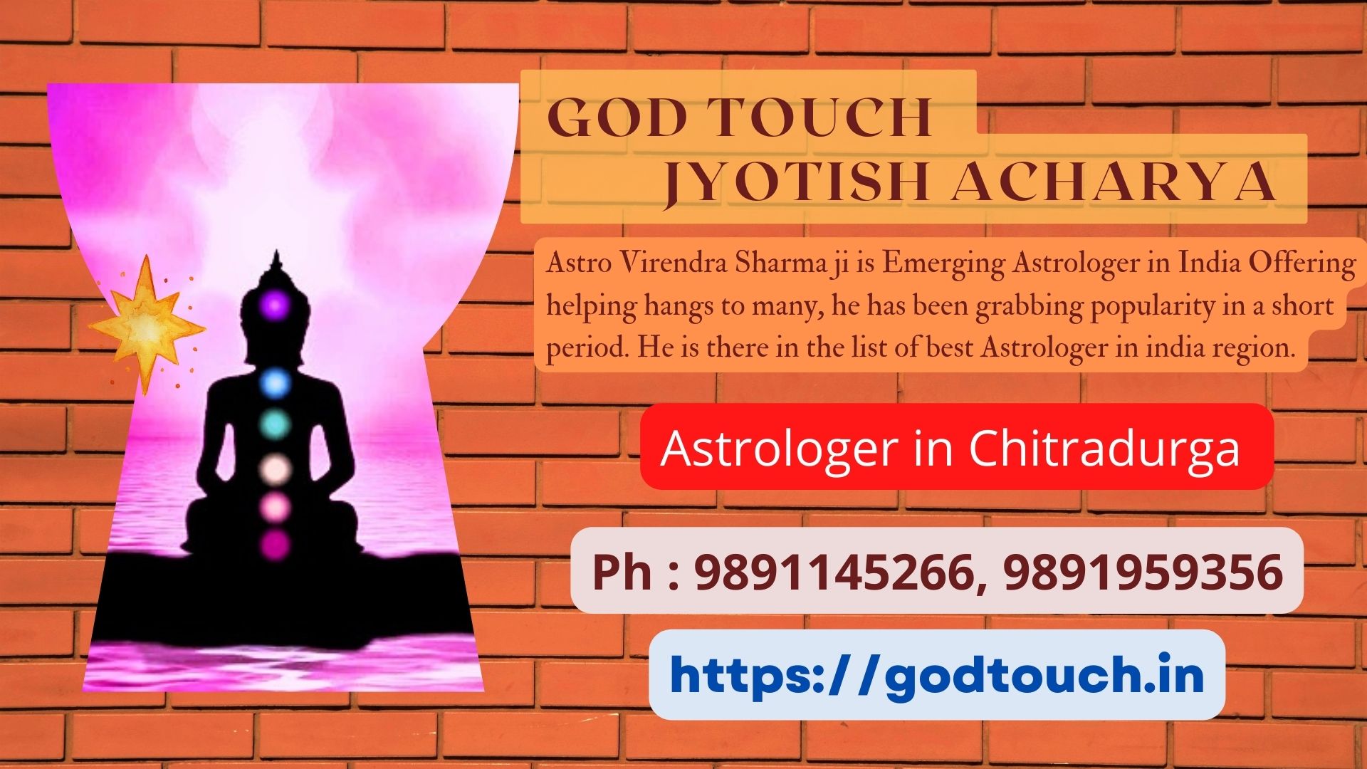 Best Astrologer in Chitradurga  9891145266 GOD TOUCH JYOTISH ACHARYA