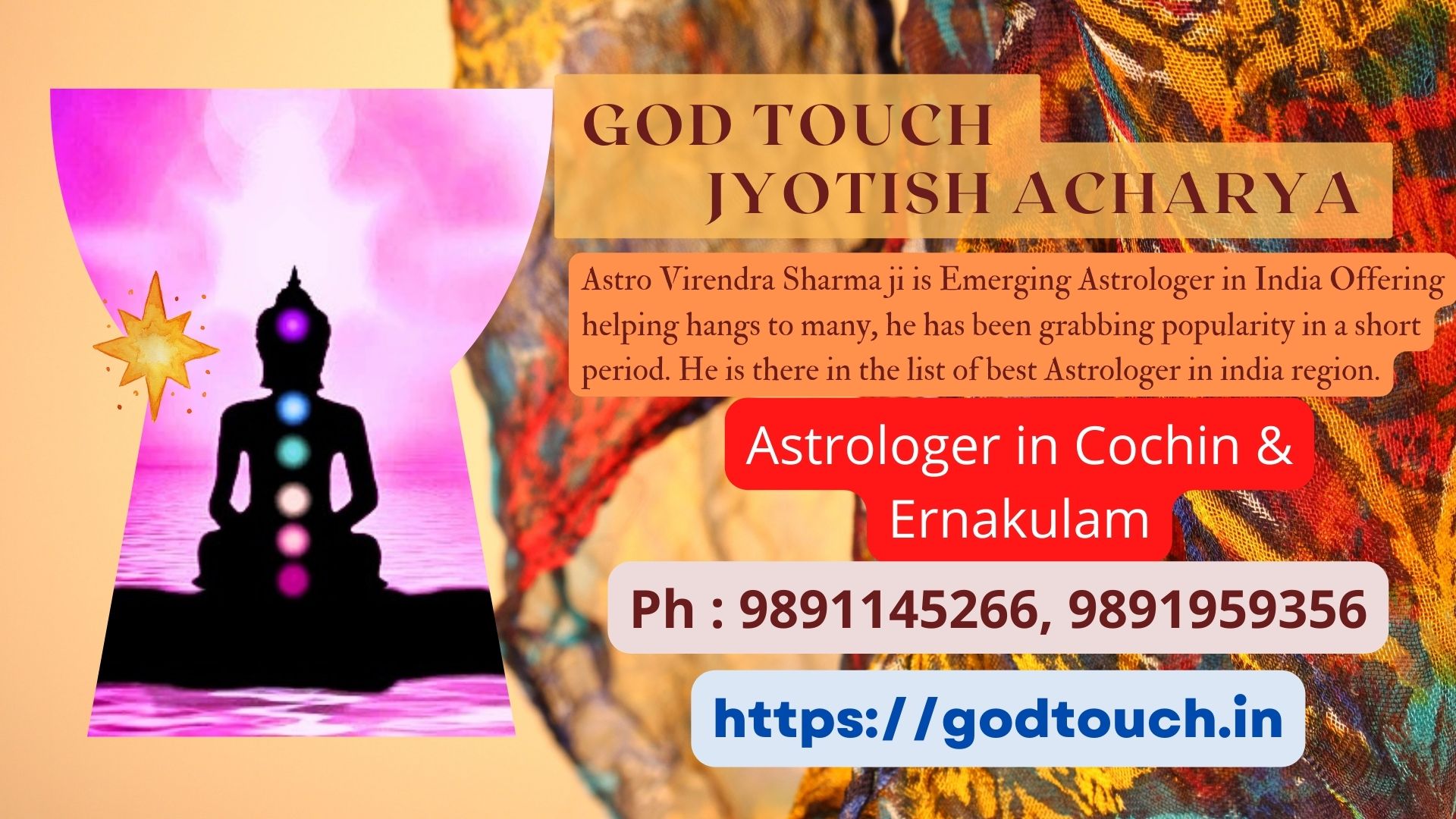 Best Astrologer in Cochin & Ernakulam 9891145266 GOD TOUCH JYOTISH ACHARYA