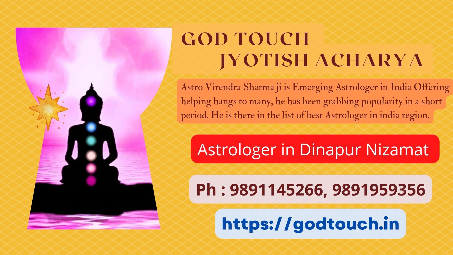 Best Astrologer in Dinapur Nizamat  9891145266 GOD TOUCH JYOTISH ACHARYA