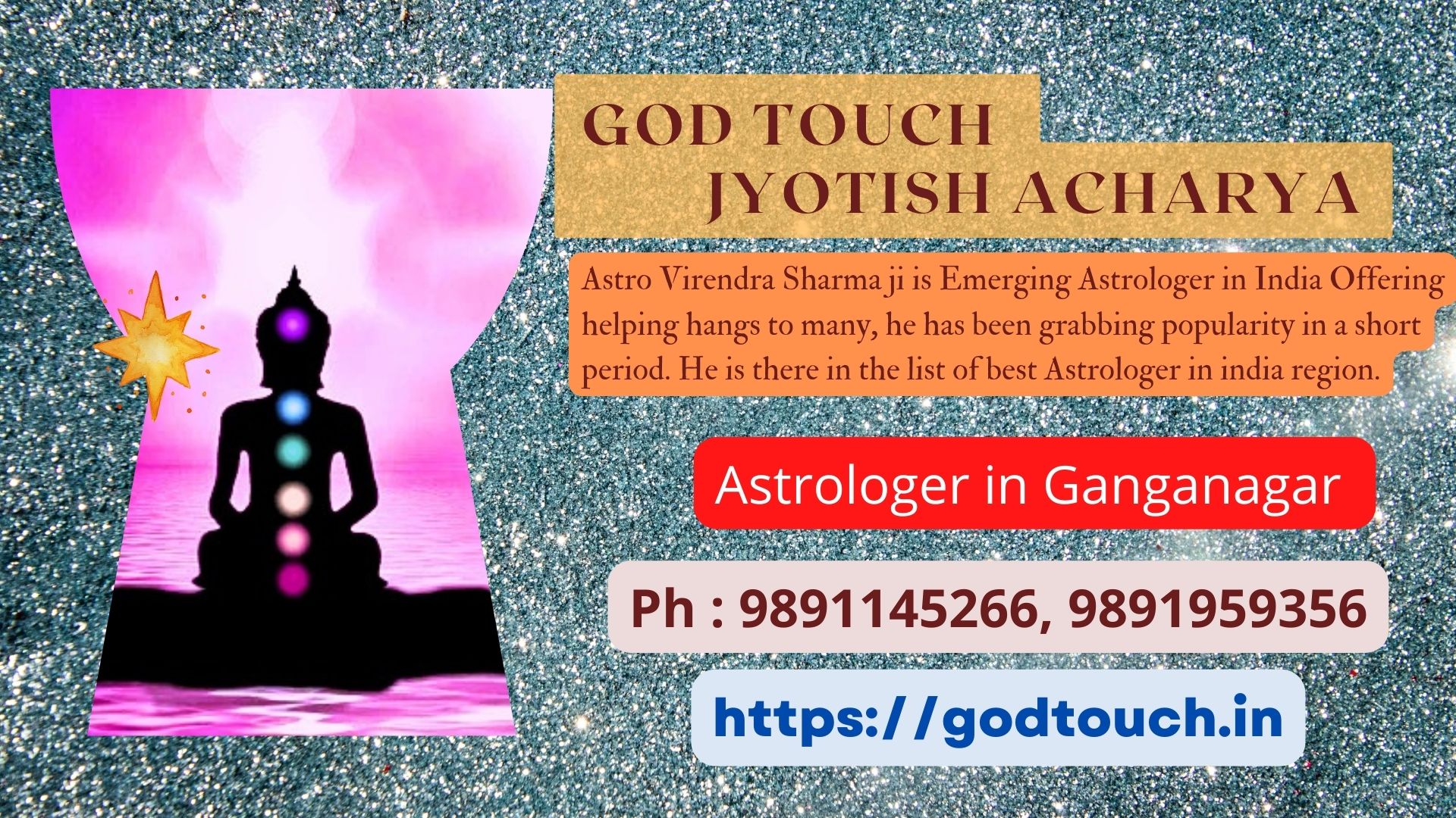 Best Astrologer in Ganganagar  9891145266 GOD TOUCH JYOTISH ACHARYA