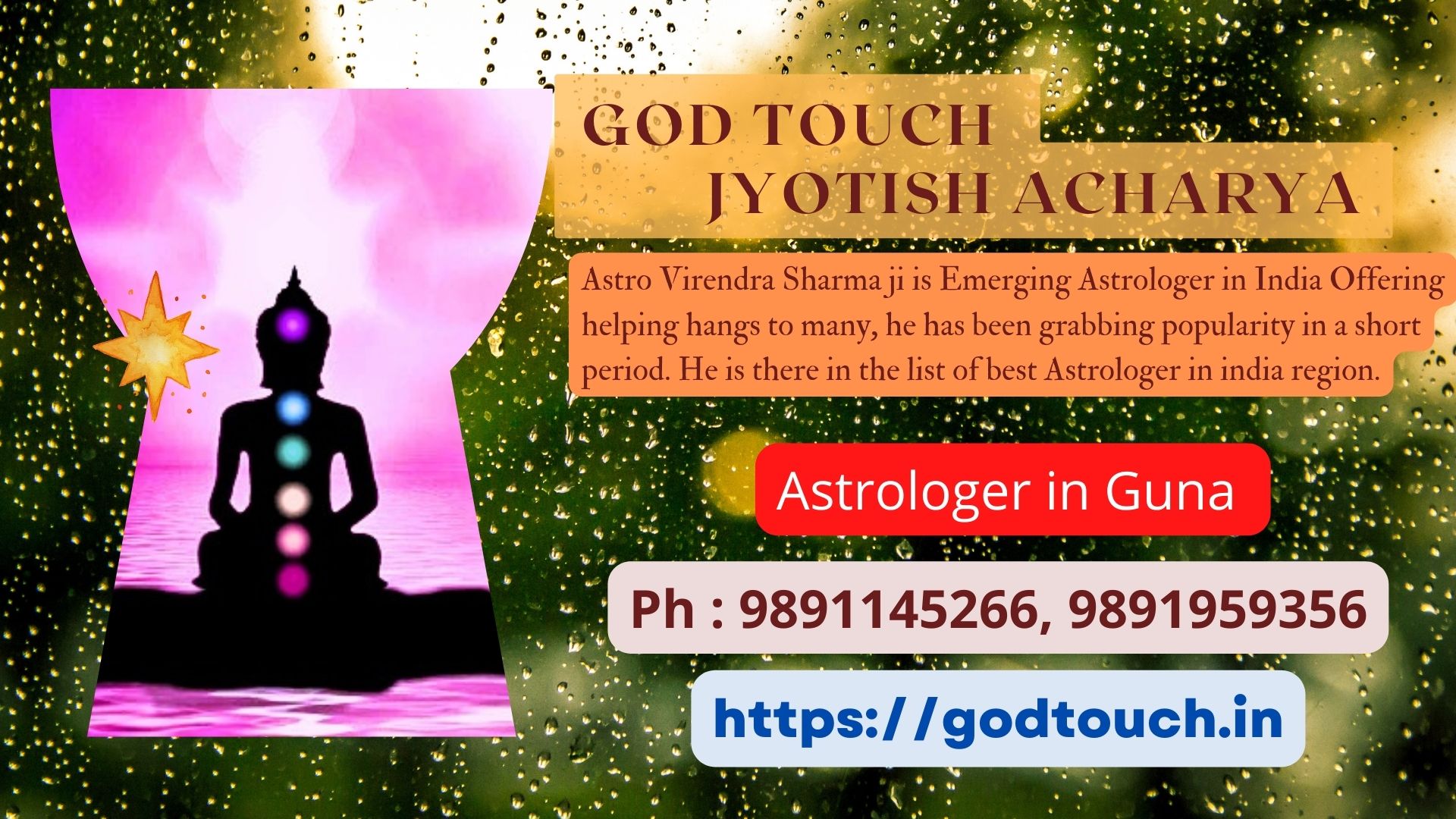 Best Astrologer in Guna  9891145266 GOD TOUCH JYOTISH ACHARYA