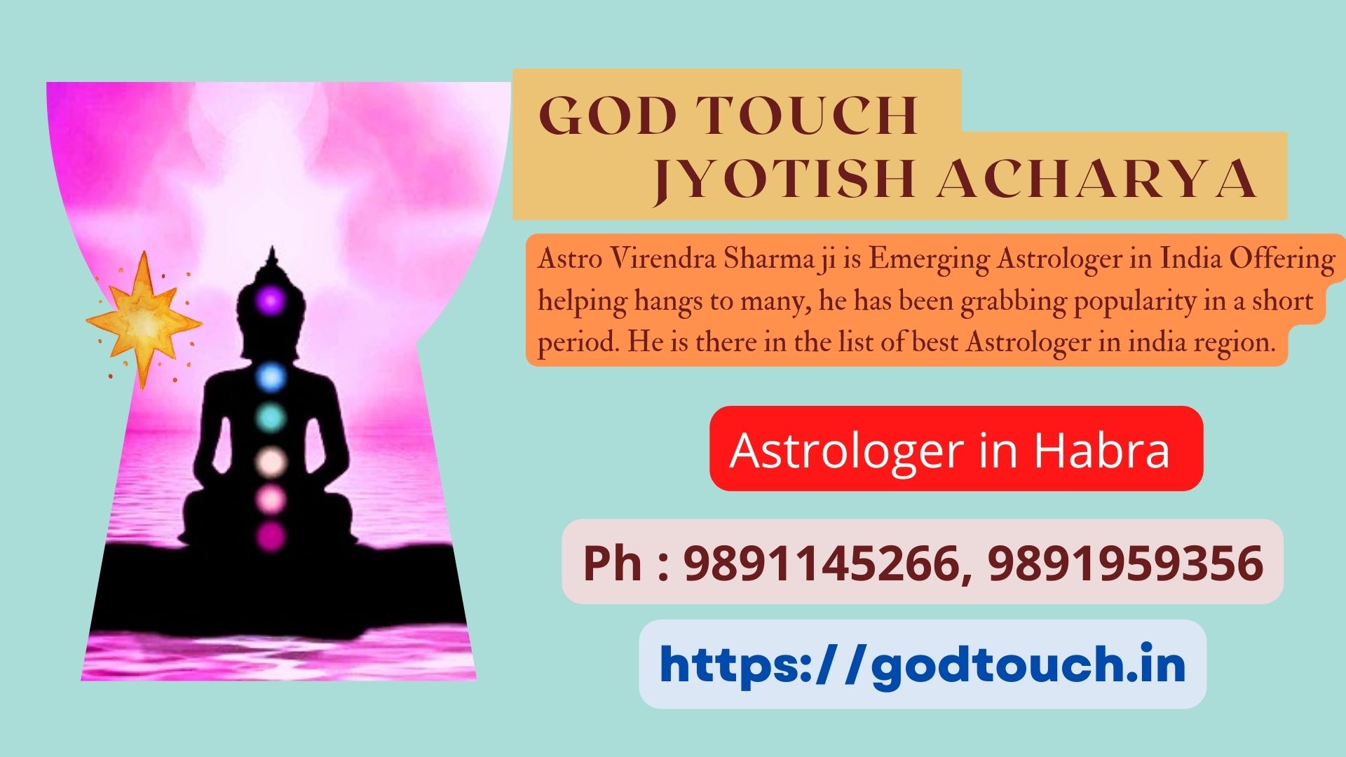 Best Astrologer in Habra    9891145266 GOD TOUCH JYOTISH ACHARYA