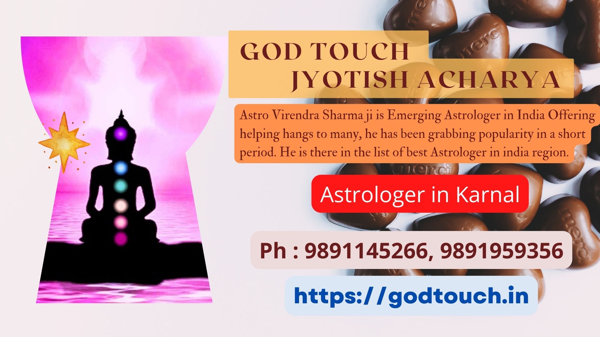 Best Astrologer in Karnal 9891145266 GOD TOUCH JYOTISH ACHARYA