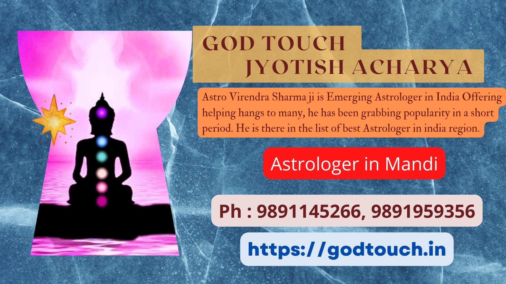 Best Astrologer in Mandi 9891145266 GOD TOUCH JYOTISH ACHARYA