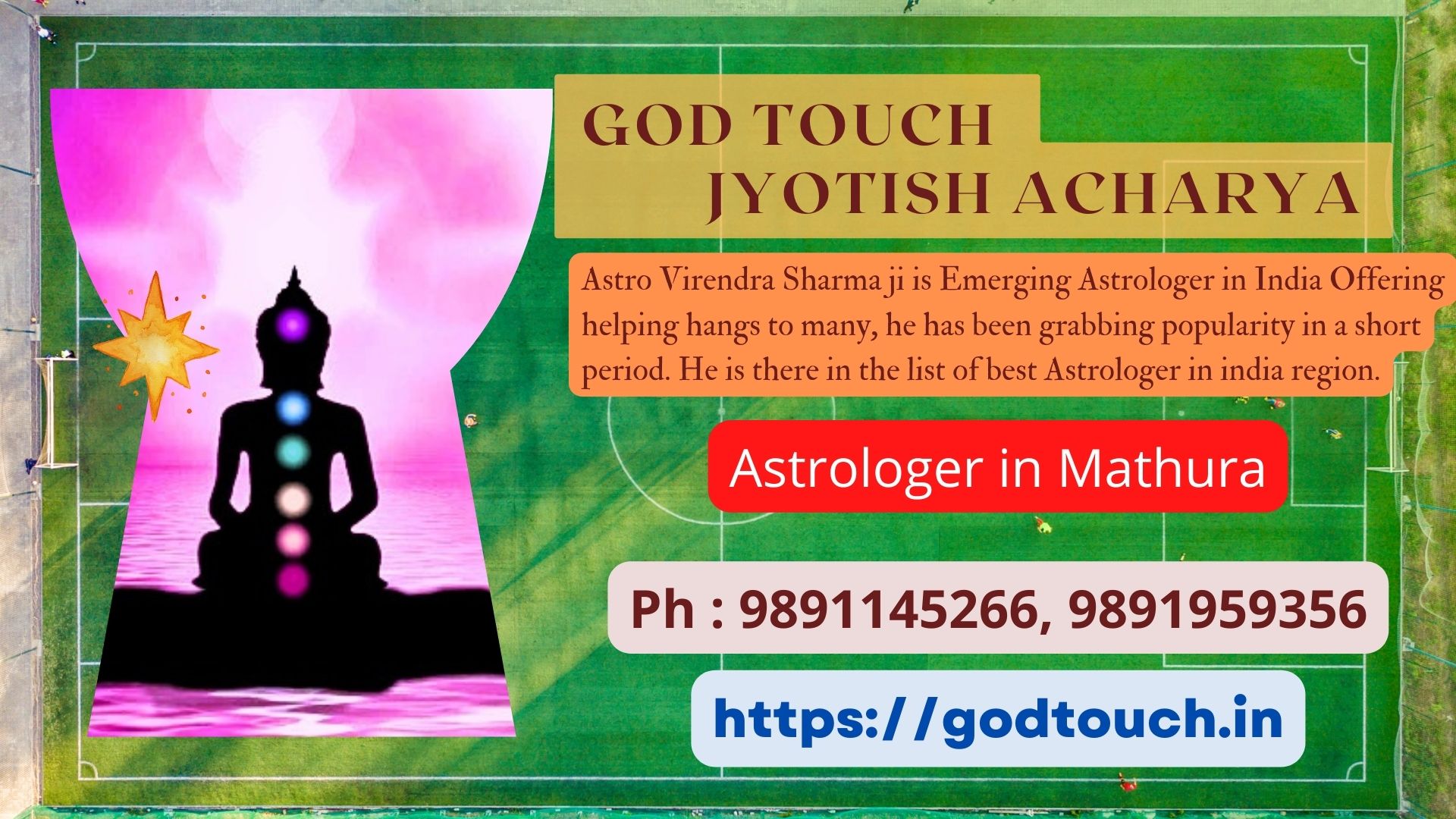 Best Astrologer in Mathura 9891145266 GOD TOUCH JYOTISH ACHARYA