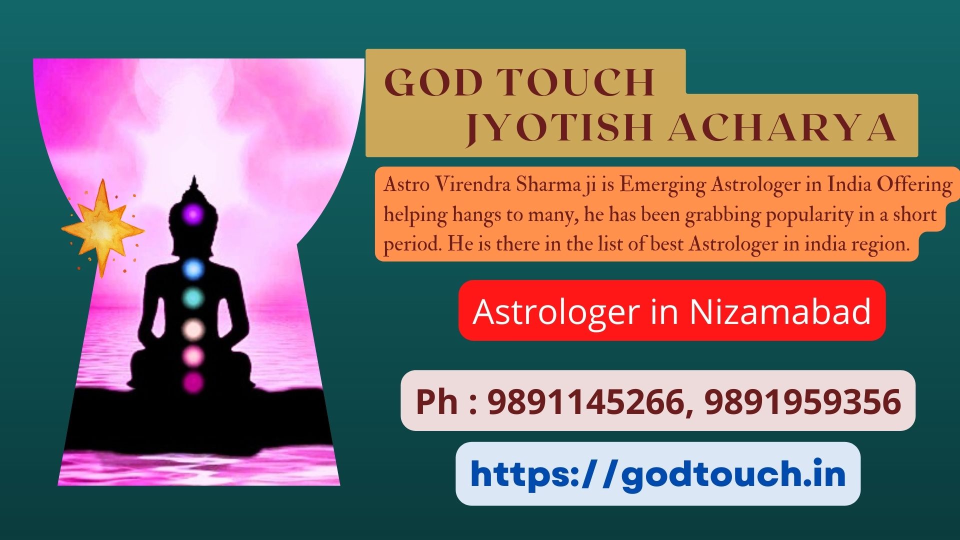 Best Astrologer in Nizamabad 9891145266 GOD TOUCH JYOTISH ACHARYA