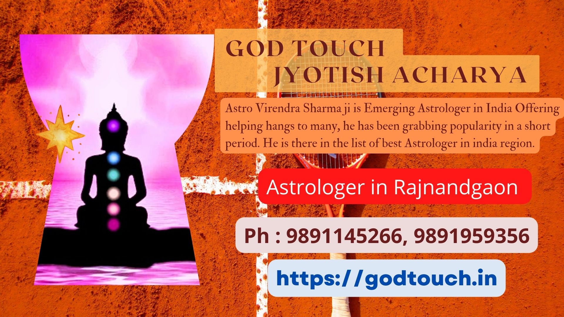 Best Astrologer in Rajnandgaon  9891145266 GOD TOUCH JYOTISH ACHARYA