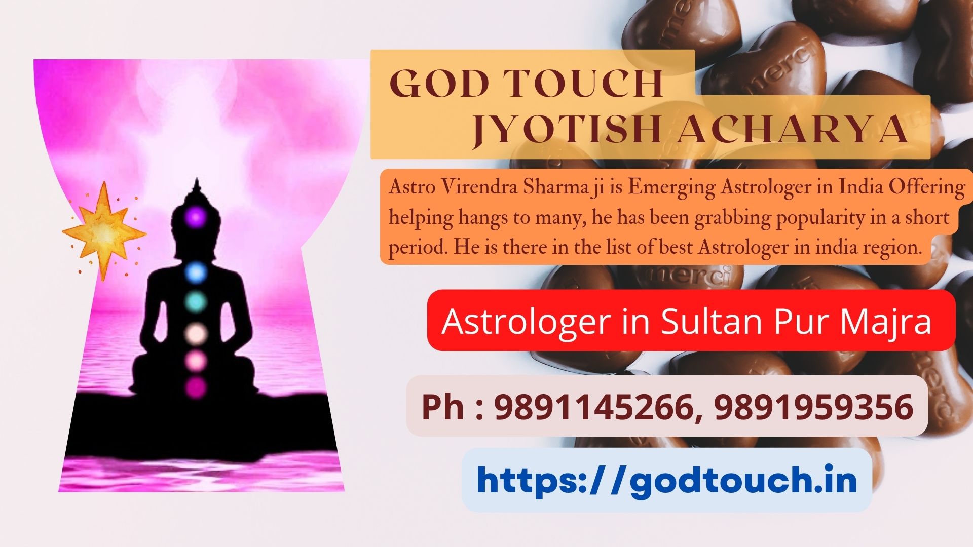 Best Astrologer in Sultan Pur Majra  9891145266 GOD TOUCH JYOTISH ACHARYA