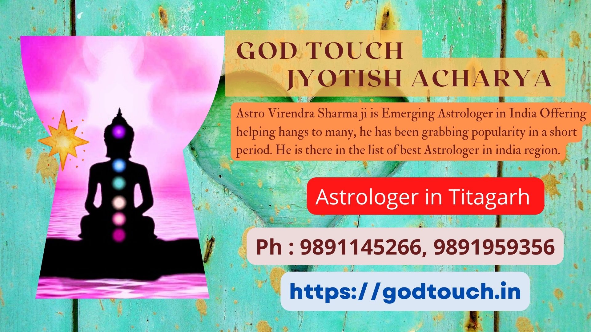 Best Astrologer in Titagarh     9891145266 GOD TOUCH JYOTISH ACHARYA