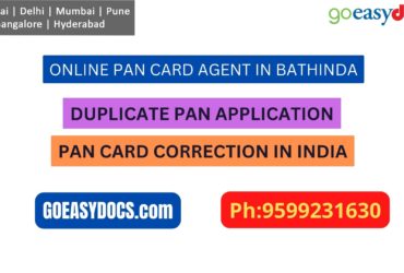 Pan Card Agent Service In BATHINDA 9599231630