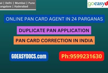 Pan Card Agent Service In 24 PARGANAS 9599231630