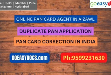 Pan Card Agent Service In AIZAWL 9599231630