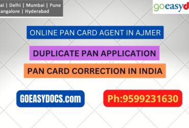 Pan Card Agent Service In AJMER 9599231630