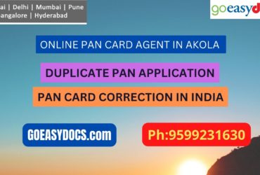 Pan Card Agent Service In AKOLA 9599231630