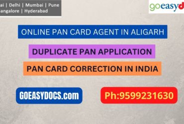 Pan Card Agent Service In ALIGARH 9599231630