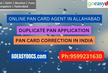 Pan Card Agent Service In ALLAHABAD 9599231630