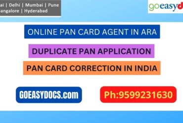 Pan Card Agent Service In ARA 9599231630