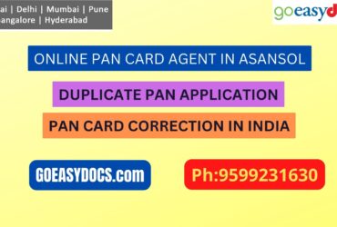 Pan Card Agent Service In ASANSOL 9599231630