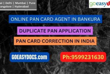 Pan Card Agent Service In BANKURA 9599231630