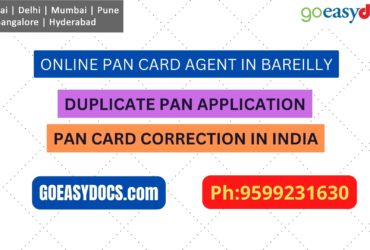 Pan Card Agent Service In BAREILLY 9599231630