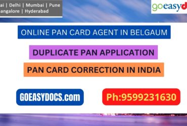 Pan Card Agent Service In BELGAUM 9599231630