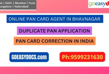 Pan Card Agent Service In BHAVNAGAR 9599231630