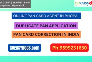 Pan Card Agent Service In BHOPAL 9599231630