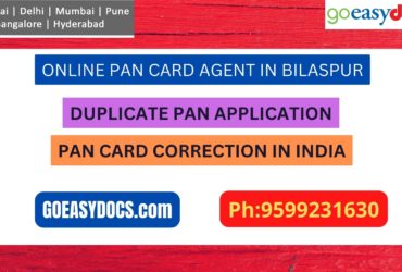 Pan Card Agent Service In BILASPUR 9599231630