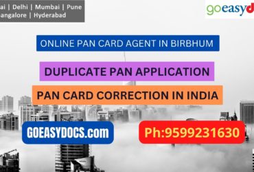 Pan Card Agent Service In BIRBHUM 9599231630