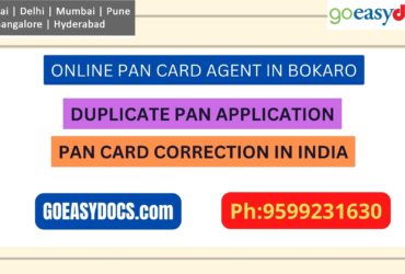 Pan Card Agent Service In BOKARO 9599231630