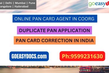 Pan Card Agent Service In COORG 9599231630