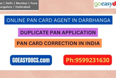 Pan Card Agent Service In DARBHANGA 9599231630