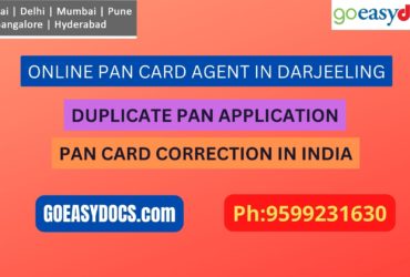 Pan Card Agent Service In DARJEELING 9599231630