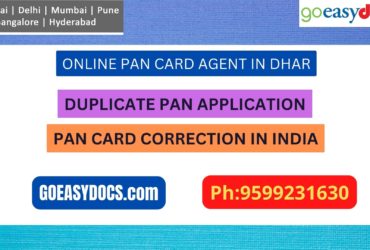 Pan Card Agent Service In DHAR 9599231630