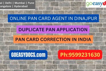 Pan Card Agent Service In DINAJPUR 9599231630