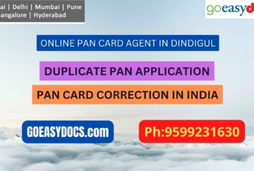 Pan Card Agent Service In DINDIGUL 9599231630