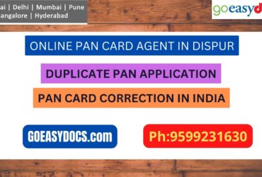 Pan Card Agent Service In DISPUR 9599231630