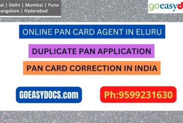 Pan Card Agent Service In ELURU 9599231630