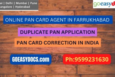 Pan Card Agent Service In FARRUKHABAD 9599231630