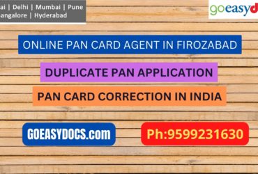 Pan Card Agent Service In FIROZABAD 9599231630