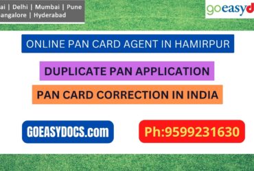 Pan Card Agent Service In HAMIRPUR 9599231630