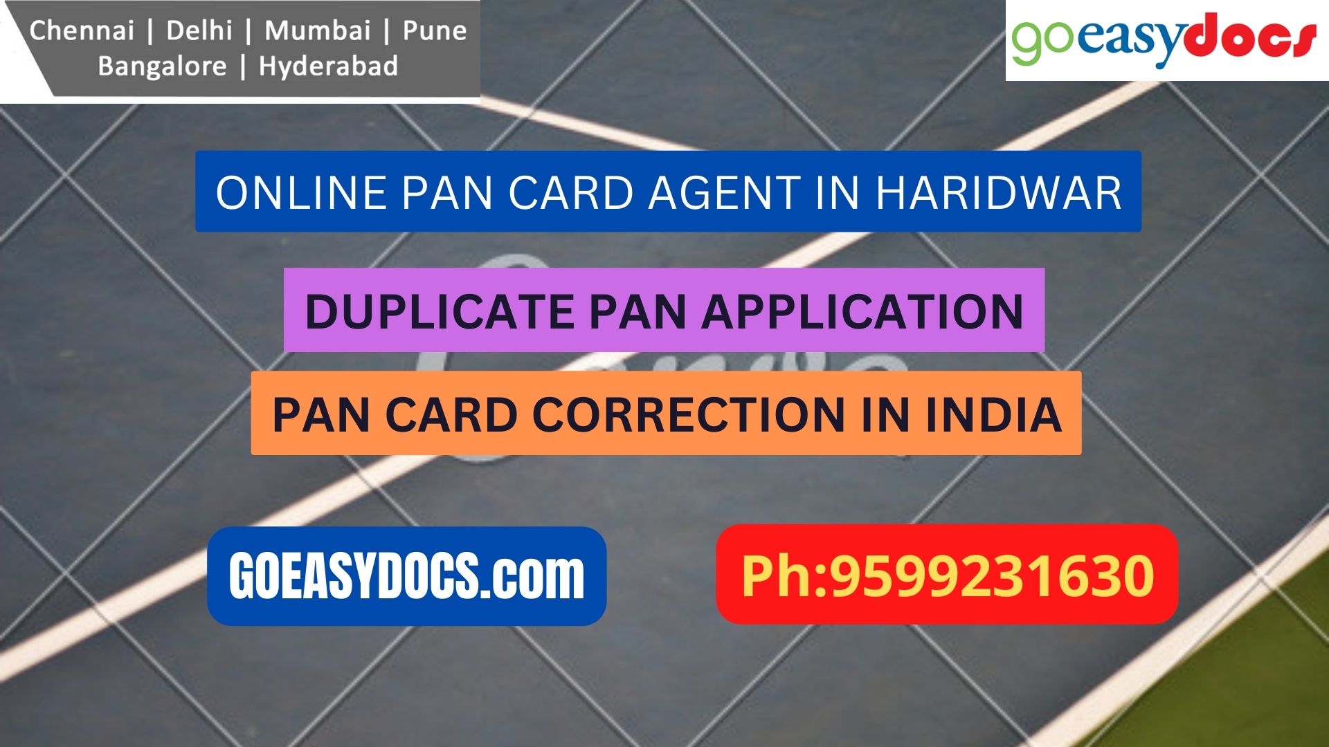 Pan Card Agent Service In HARIDWAR 9599231630