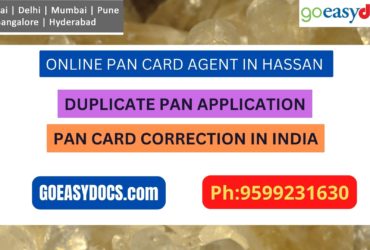 Pan Card Agent Service In HASSAN 9599231630