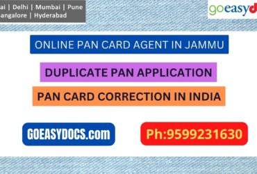 Pan Card Agent Service In JAMMU 9599231630