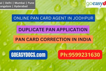 Pan Card Agent Service In JODHPUR 9599231630