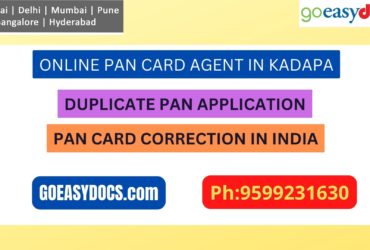 Pan Card Agent Service In KADAPA 9599231630